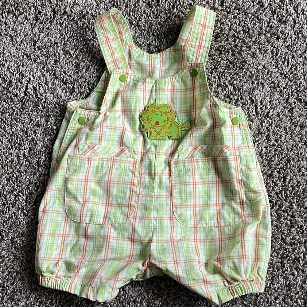 Simply‎ basic Vintage Infant Shirt Overalls 0-3M
